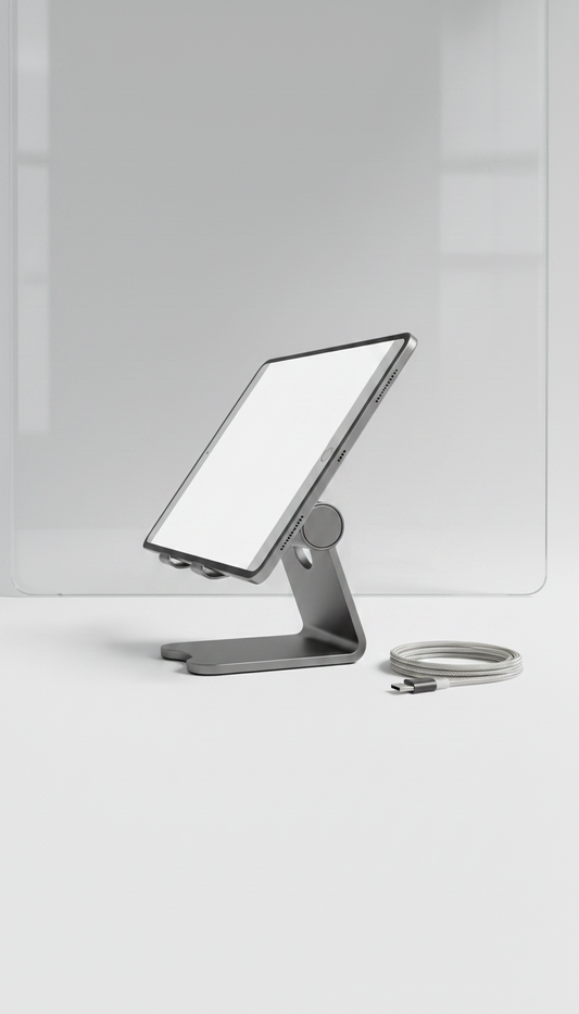Alternate angle view of Magnetic Phone Stand with Adjustable Tilt